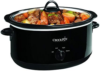 Crock-Pot 8 Quart Manual Slow Cooker – Black CGGI
