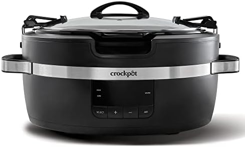 Crock-Pot Thermoshield 6 Quart Slow Cooker with Carry Handles 3UM9