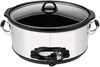 Crock-Pot 7 Quart Programmable Slow Cooker – Polished Platinum 8RGQ