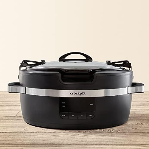 Crock-Pot Thermoshield 6 Quart Slow Cooker with Carry Handles 3UM9