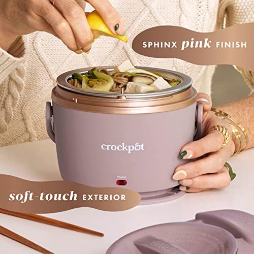 Crock-Pot Electric Lunch Box Food Warmer 20oz – Blush Pink ICOB
