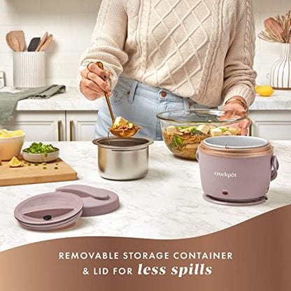 Crock-Pot Electric Lunch Box Food Warmer 20oz – Blush Pink ICOB
