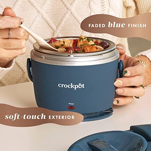 Crock-Pot Electric Lunch Box Food Warmer 20oz – Faded Blue JDBO