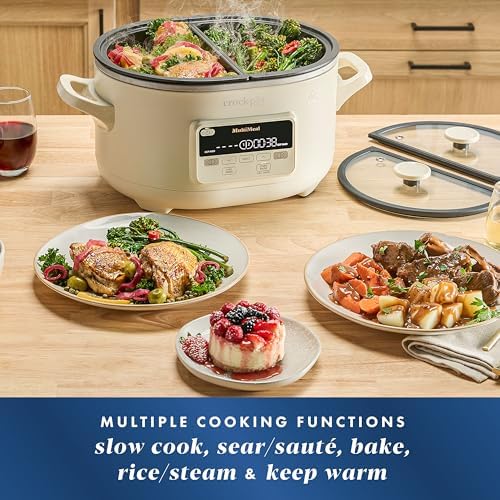 Crock-Pot MultiMeal Multicooker with Programmable Slow Cooker XWU4