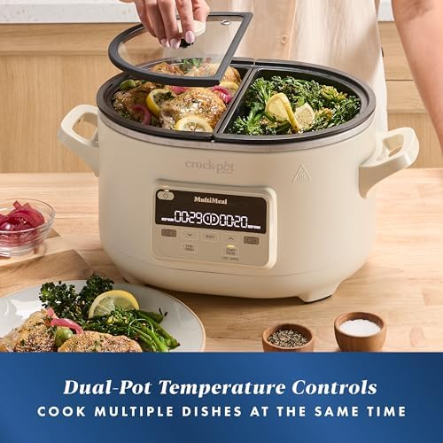 Crock-Pot MultiMeal Multicooker with Programmable Slow Cooker XWU4