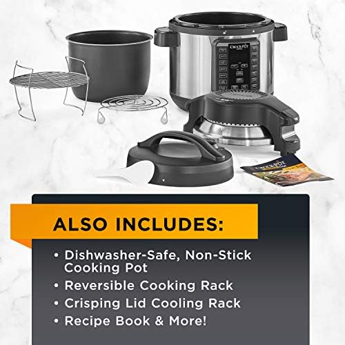 Crock-Pot Express Crisp 8 Quart 10-in-1 Pressure Cooker HDTU