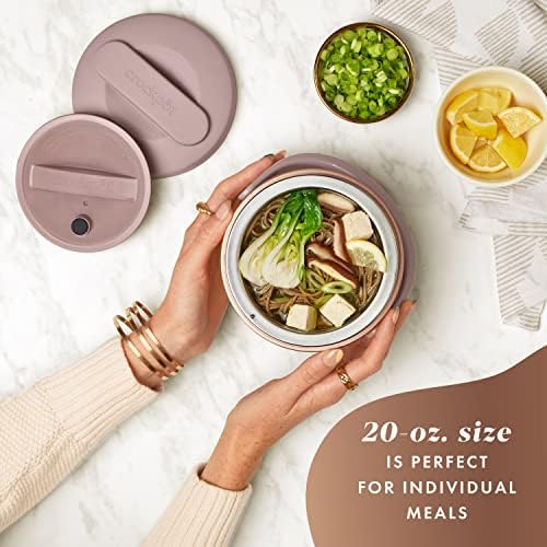 Crock-Pot Electric Lunch Box Food Warmer 20oz – Blush Pink ICOB