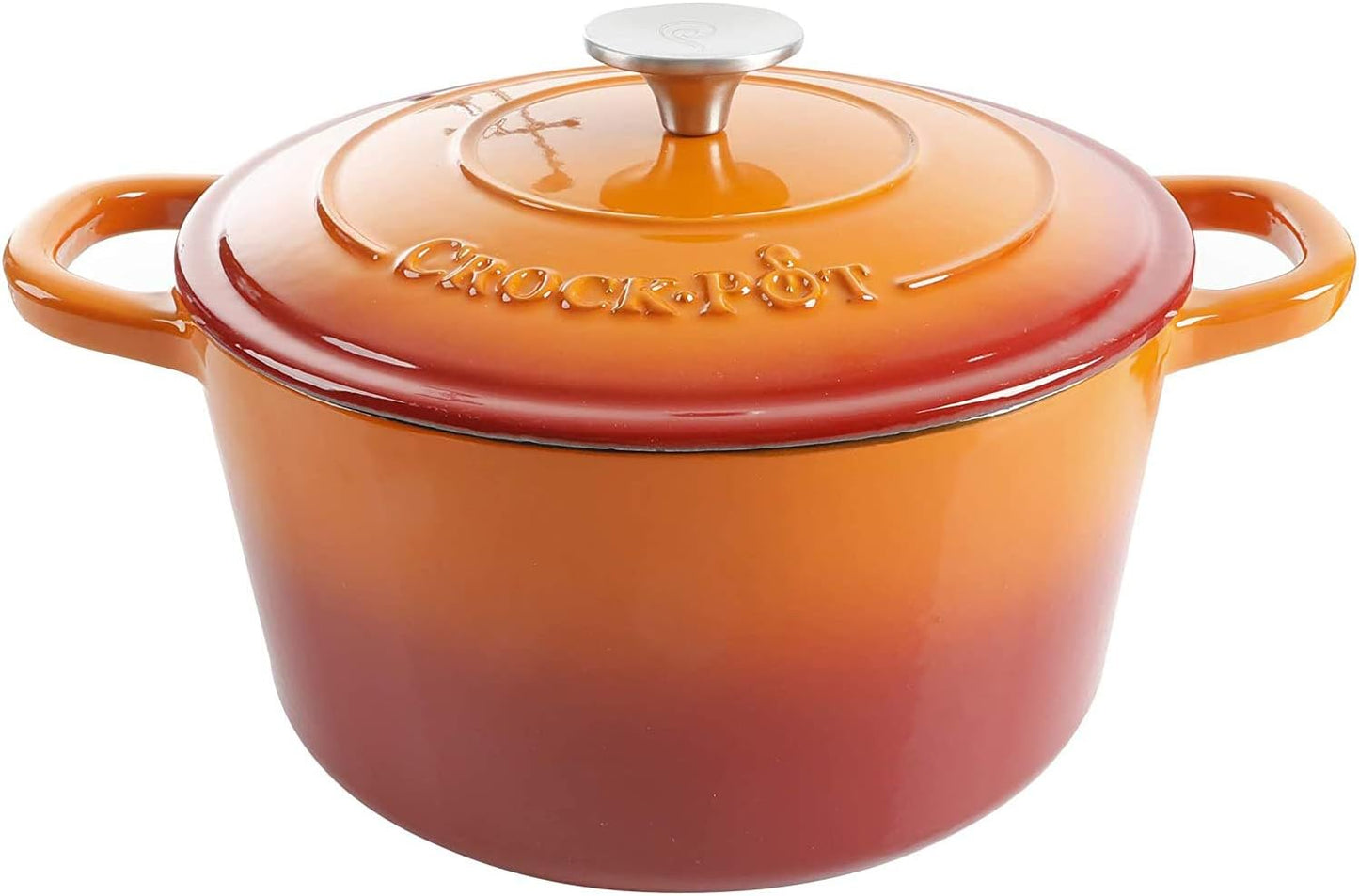 Crock-Pot 3 Quart Enameled Cast Iron Dutch Oven – Aqua 9NT4