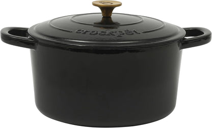 Crock-Pot 3 Quart Enameled Cast Iron Dutch Oven – Aqua 9NT4