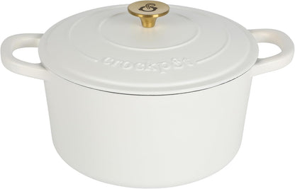 Crock-Pot 3 Quart Enameled Cast Iron Dutch Oven – Aqua 9NT4