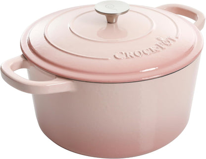 Crock-Pot 3 Quart Enameled Cast Iron Dutch Oven – Aqua 9NT4