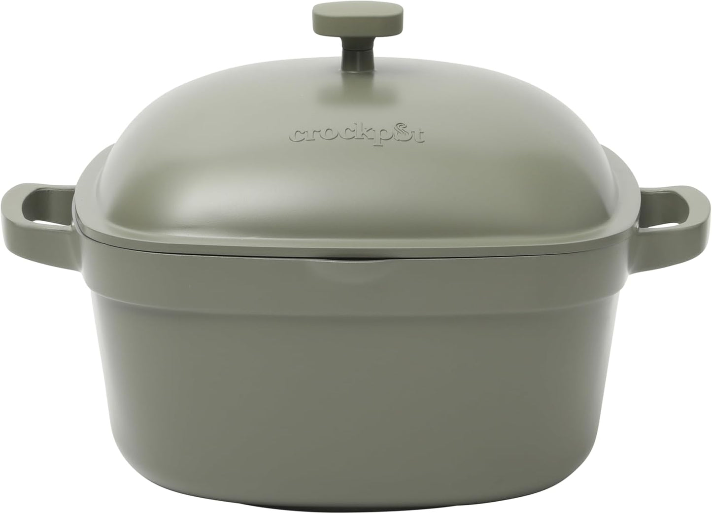 Crock-Pot 3 Quart Enameled Cast Iron Dutch Oven – Aqua 9NT4
